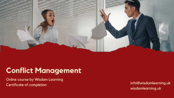 Conflict Management Course Training By Wisdom Learning UK