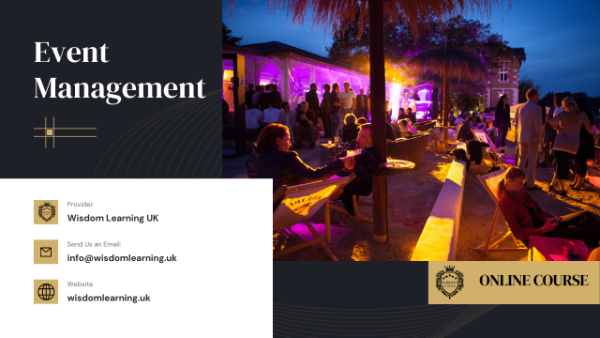 Event Management Course Training By Wisdom Learning UK