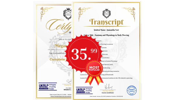 Premium Certificate & Transcript (Print)
