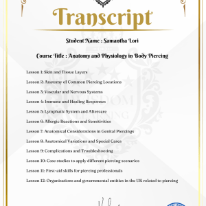 Premium Transcript (Print)